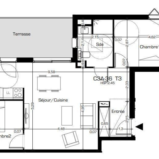  Annonces COLOMBIERS : Appartement | BEZIERS (34500) | 66 m2 | 240 800 € 