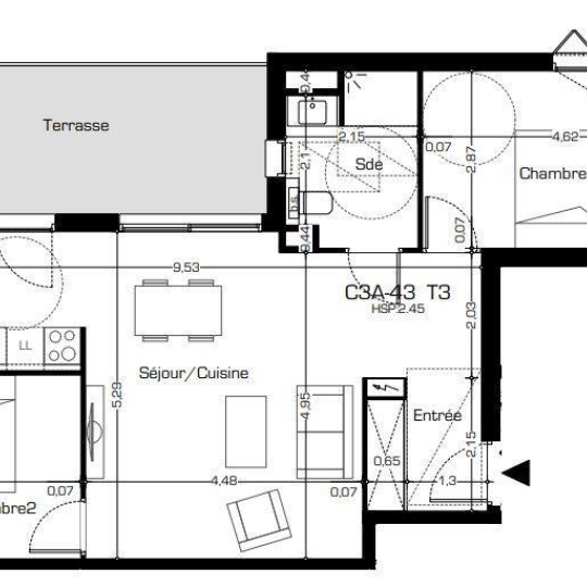  Annonces COLOMBIERS : Appartement | BEZIERS (34500) | 66 m2 | 248 500 € 