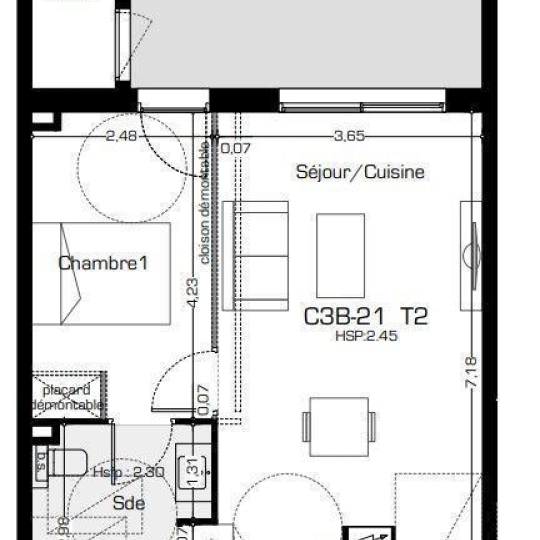  Annonces COLOMBIERS : Apartment | BEZIERS (34500) | 43 m2 | 158 500 € 