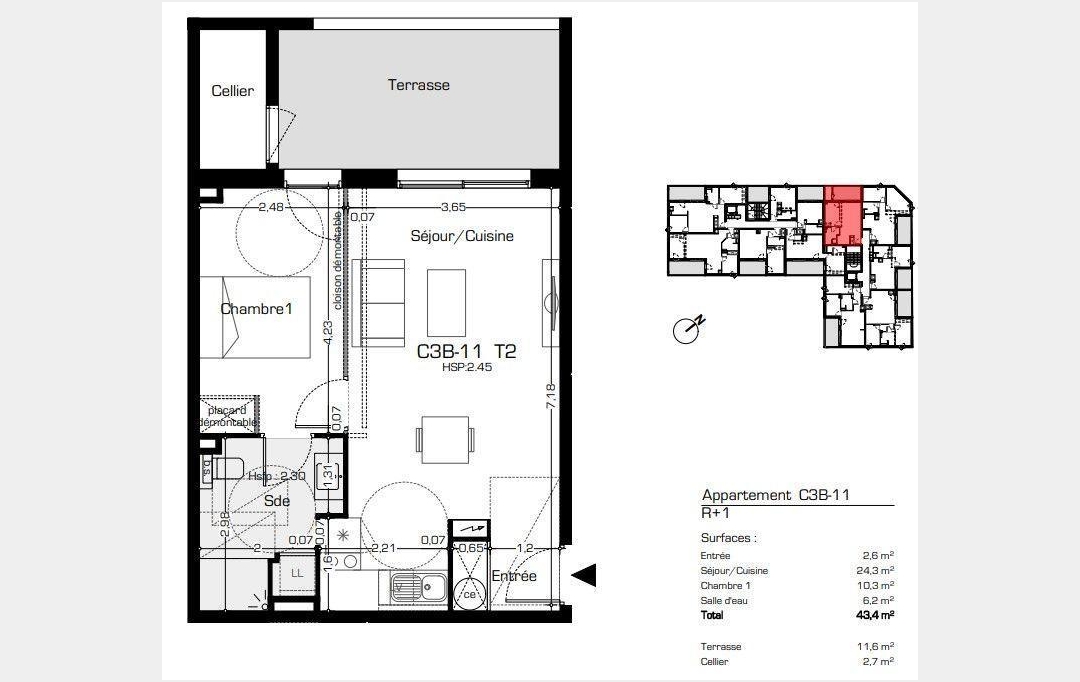 Annonces COLOMBIERS : Appartement | BEZIERS (34500) | 43 m2 | 159 900 € 
