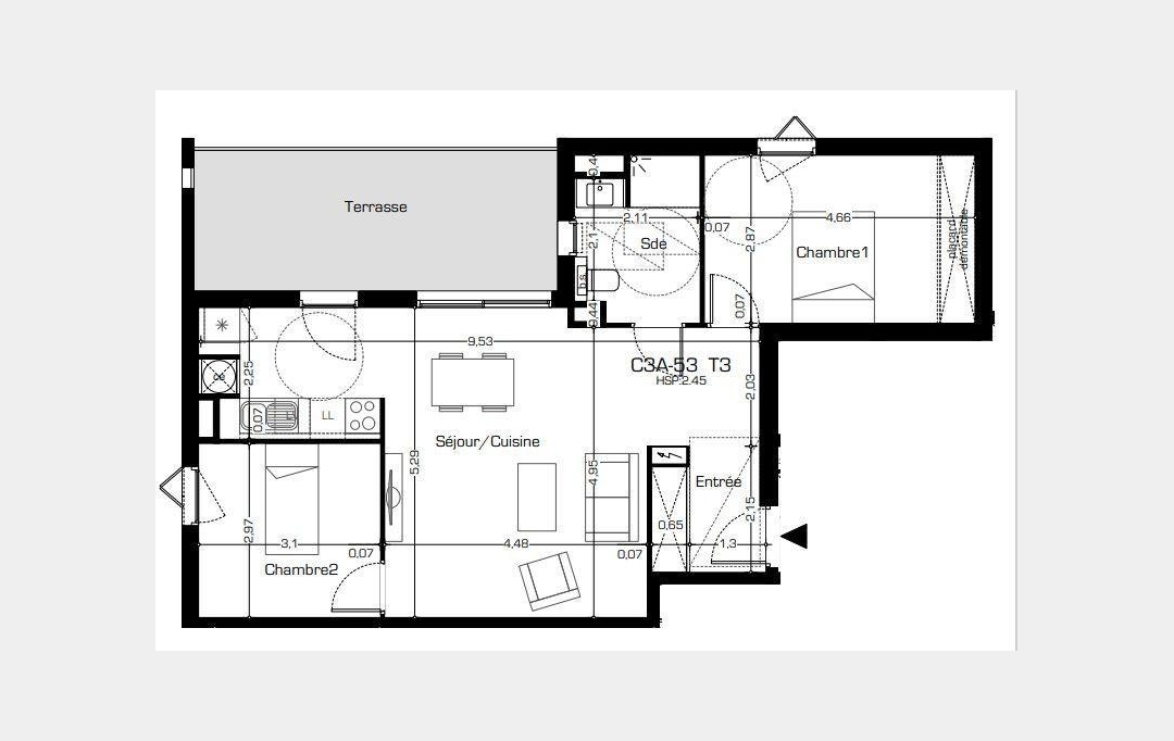 Annonces COLOMBIERS : Apartment | BEZIERS (34500) | 66 m2 | 252 500 € 