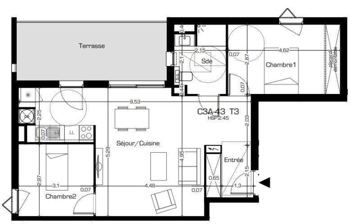  Annonces COLOMBIERS Apartment | BEZIERS (34500) | 66 m2 | 248 500 € 